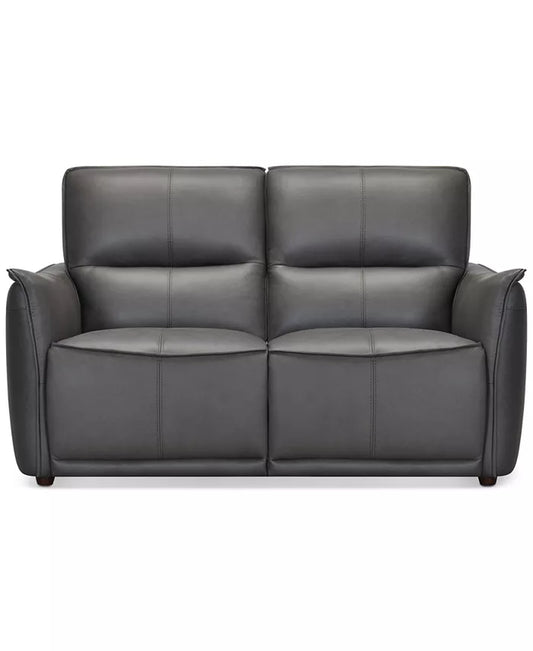 Polner 63" Leather Power Motion Loveseat, Created for Macy'S
