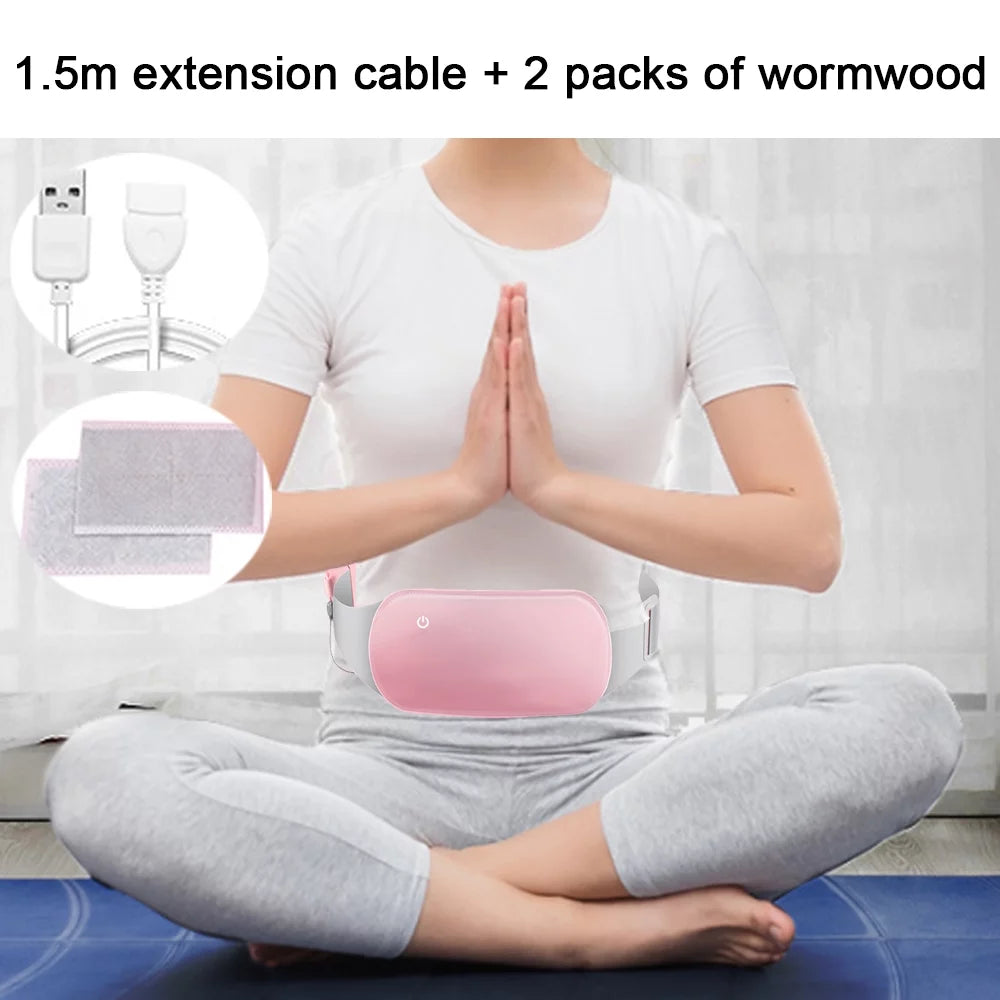 Menstrual Heating Pad, Cordless Portable Heating Pad Pad for Period Cramps Warm Therapy to Relieve Cramp Pains, for Belly, Arthritic, Electric Heating Pads