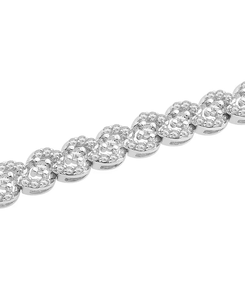 Diamond Tennis Bracelet (1 Ct. T.W.) in 10K White Gold