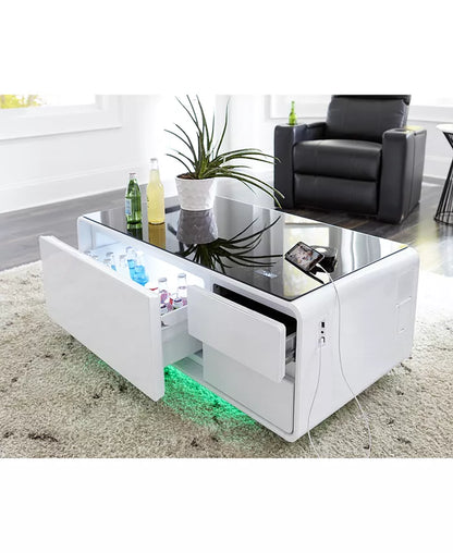 Smart Storage Coffee Table with Refrigerated Drawer