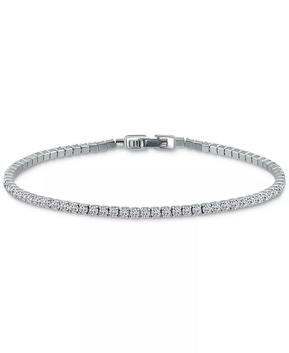 Cubic Zirconia Tennis Bracelet in Sterling Silver, Created for Macy'S