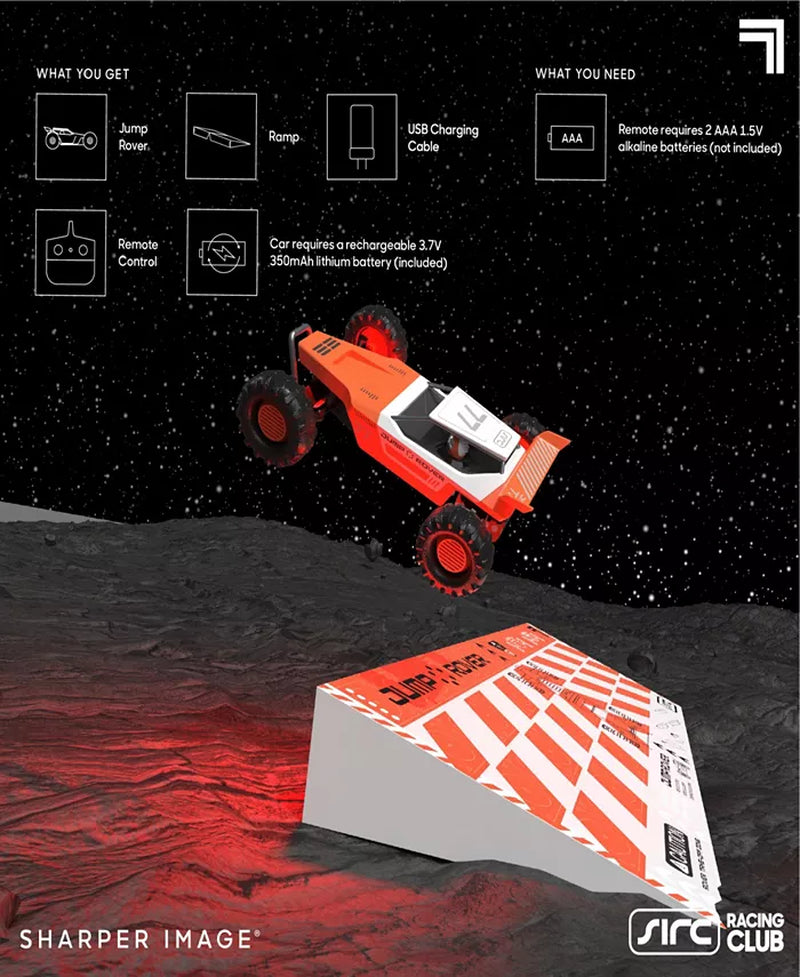 Remote Control Stunt Ramp Rechargeable Jump Rover Car Toy, Set of 3