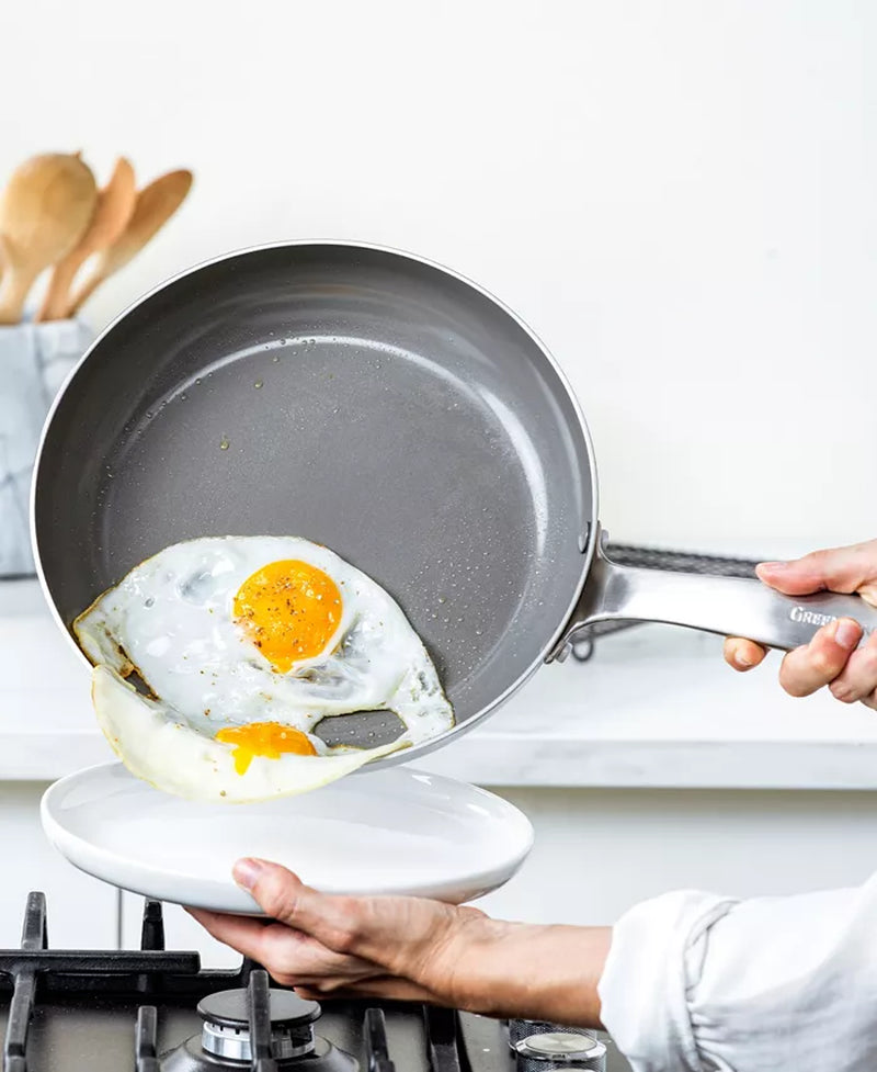 Chatham Tri-Ply Stainless Steel Ceramic Nonstick 2 Piece Frying Pan Set