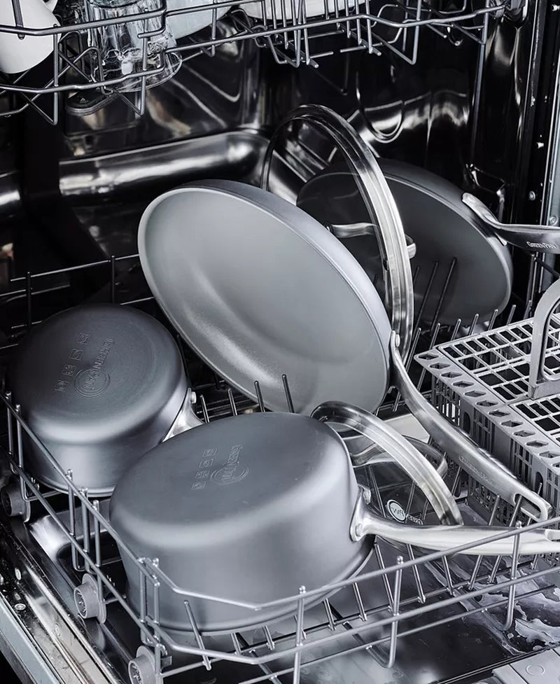 Chatham Tri-Ply Stainless Steel Ceramic Nonstick 2 Piece Frying Pan Set