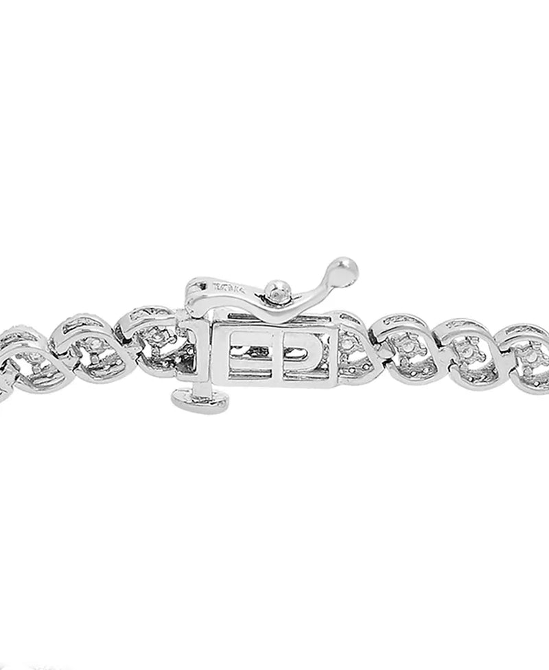 Diamond Tennis Bracelet (1 Ct. T.W.) in 10K White Gold