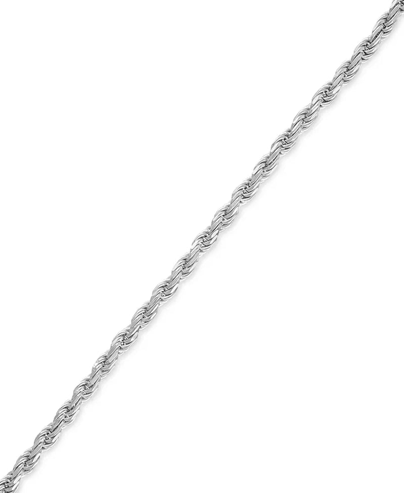 2-Pc. Set 22" Rope Link Chain Necklace & Matching Bracelet, Created for Macy'S