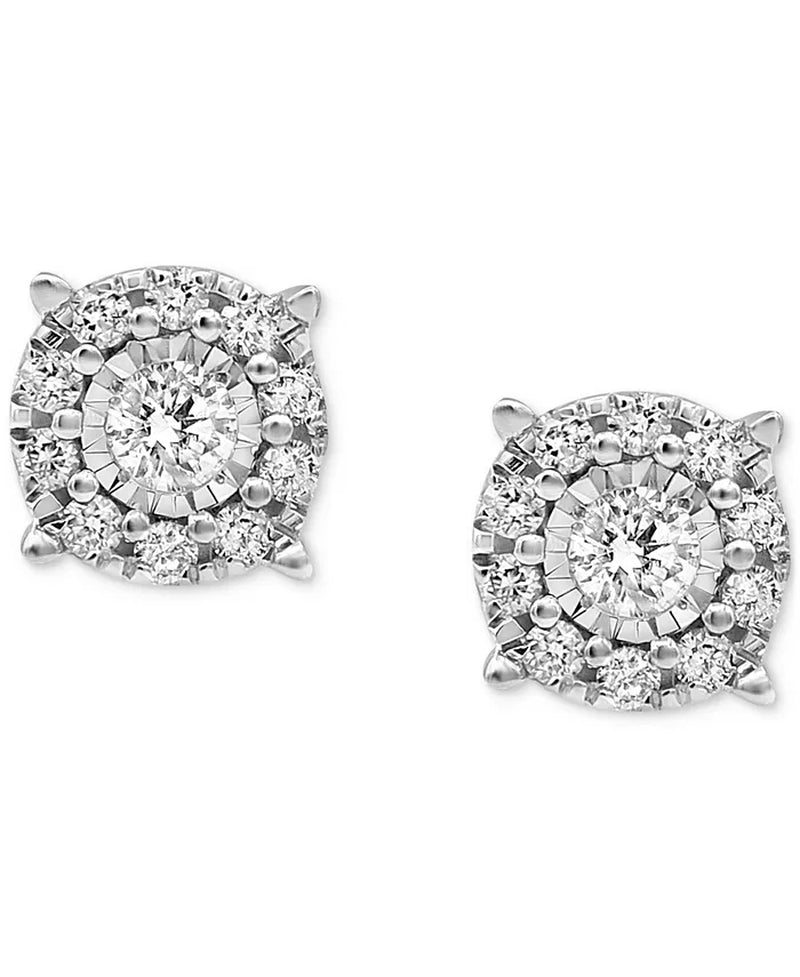 Diamond Stud Earrings (1/3 Ct. T.W.) in 14K White, Yellow or Rose Gold