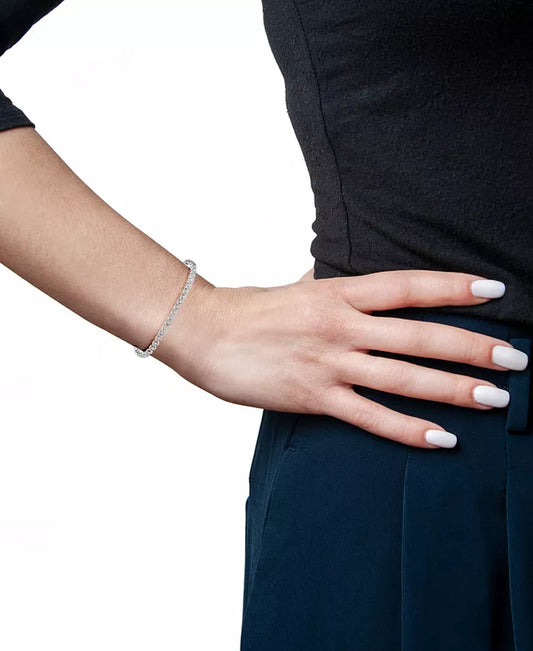 Diamond Tennis Bracelet (1 Ct. T.W.) in 10K White Gold