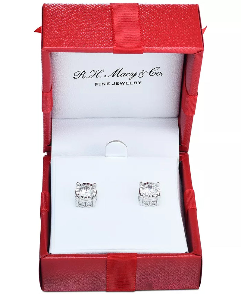 Diamond Stud Earrings (1-1/4 Ct. T.W.) in 14K White, Yellow or Rose Gold