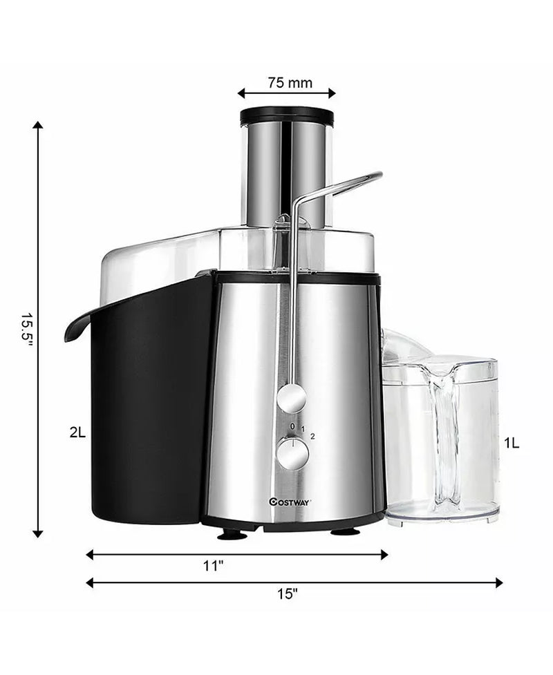 Electric Juicer Wide Mouth Fruit & Vegetable Centrifugal Juice Extractor
