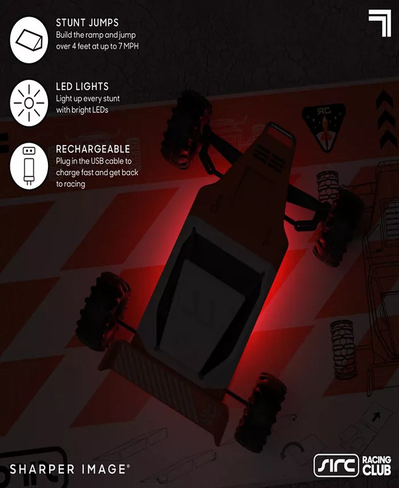 Remote Control Stunt Ramp Rechargeable Jump Rover Car Toy, Set of 3