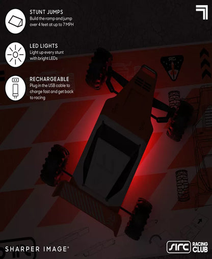 Remote Control Stunt Ramp Rechargeable Jump Rover Car Toy, Set of 3