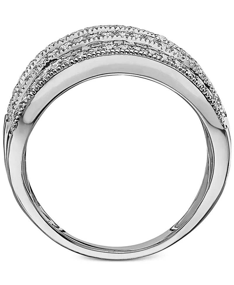 EFFYÂ® Diamond Multi-Row Statement Ring (1-1/2 Ct. T.W.) in 14K White Gold, 14K Gold or 14K Rose Gold