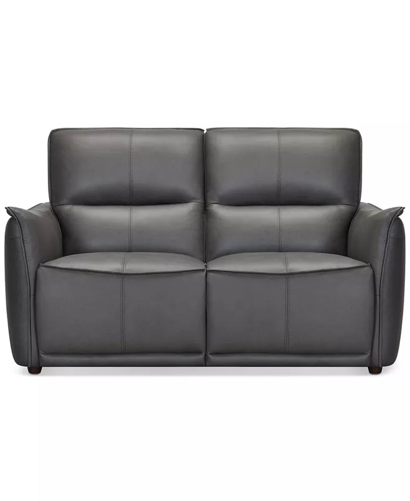 Polner 63" Leather Power Motion Loveseat, Created for Macy'S