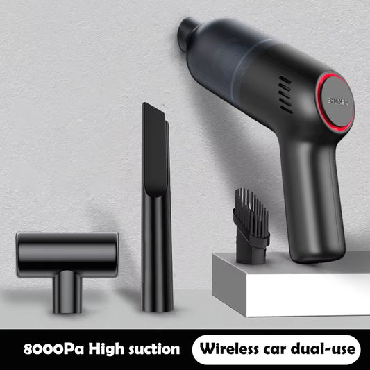 8000Pa Car Vacuum Cleaner Handheld Wireless Portable Strong Suction Low Noise Pet Cat Hair Vacuum Cleaners for Cars Home