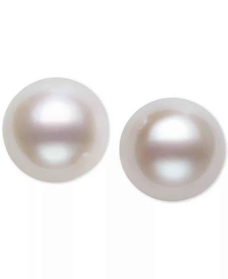 Cultured Freshwater Pearl Stud Earrings (7Mm) in 14K Gold