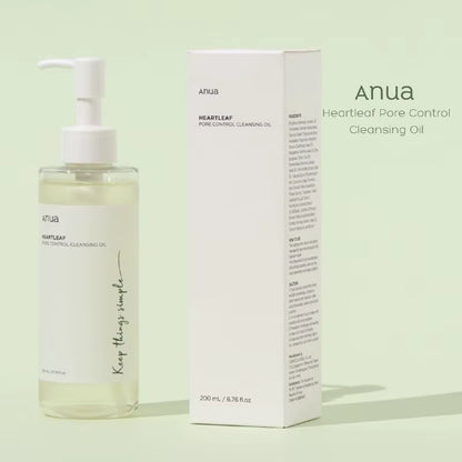 Anua Skincare Products Set Facial Deep Cleansing Toner 77 Heartleaf Pore Control Cleansing Oil Korean Kit Skin Care Beauty Set