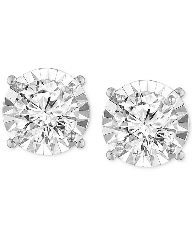 Diamond Stud Earrings (1-1/4 Ct. T.W.) in 14K White, Yellow or Rose Gold