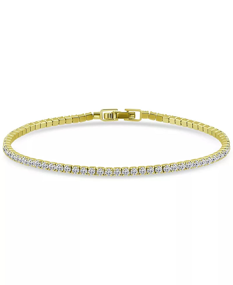 Cubic Zirconia Tennis Bracelet in Sterling Silver, Created for Macy'S