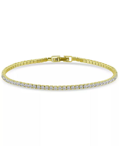 Cubic Zirconia Tennis Bracelet in Sterling Silver, Created for Macy'S