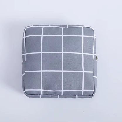 Women Small Cosmetic Bag Set Zipper Girls Mini Sanitary Napkins Makeup Lipstick Bags Travel Earphone Coin Organizer Pouch Bags