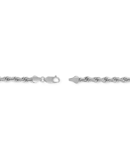 2-Pc. Set 22" Rope Link Chain Necklace & Matching Bracelet, Created for Macy'S