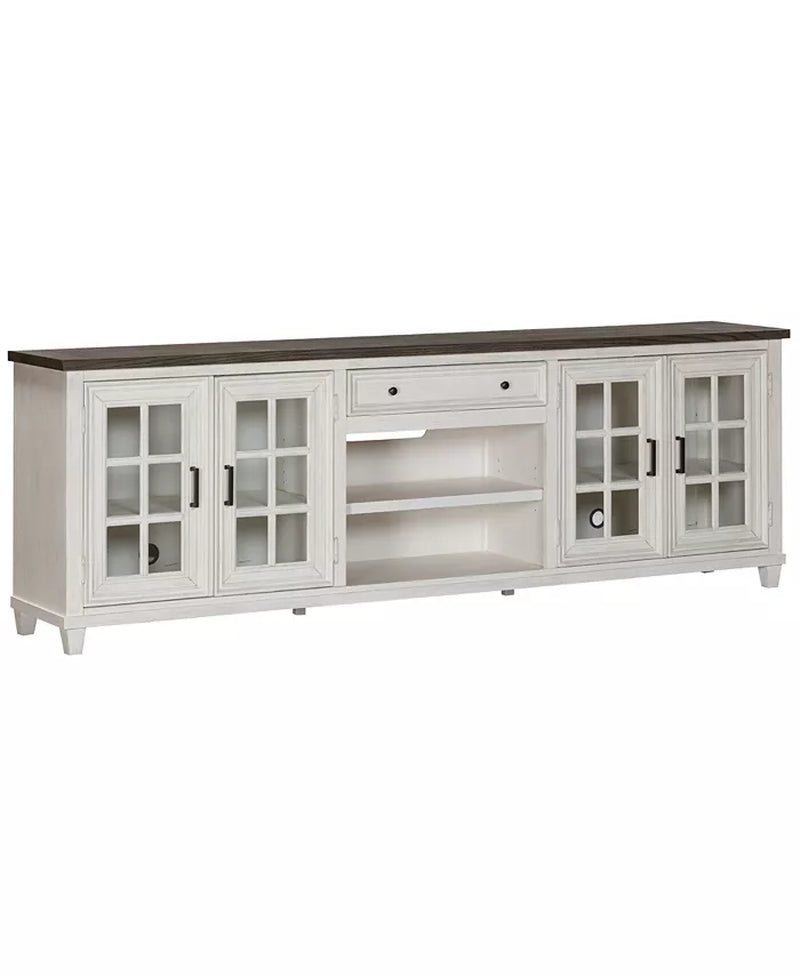 96" Dawnwood 2PC TV Console Set (96" Console and Fireplace)