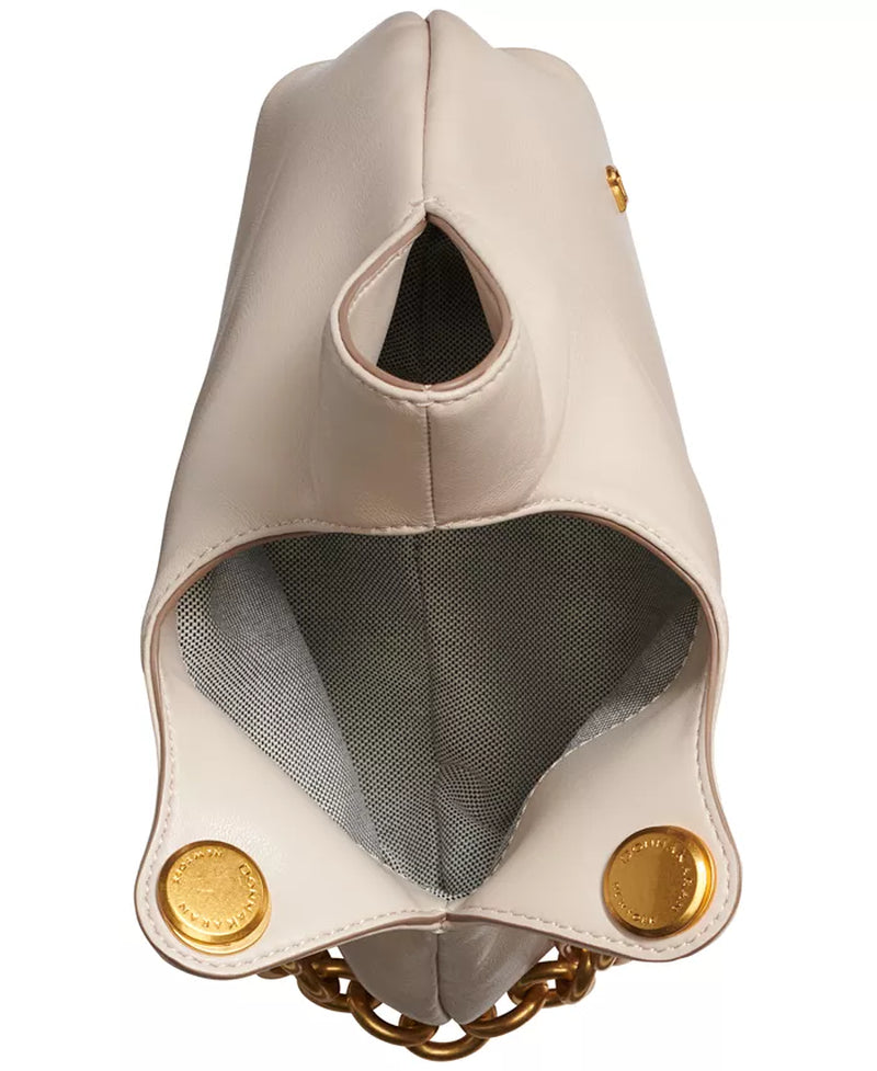 Lawrence Leather Wristlet with Chain Strap