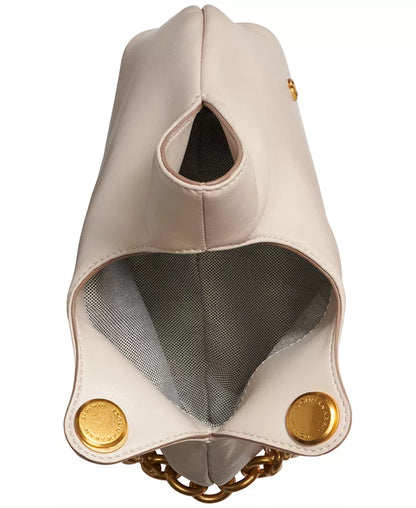 Lawrence Leather Wristlet with Chain Strap