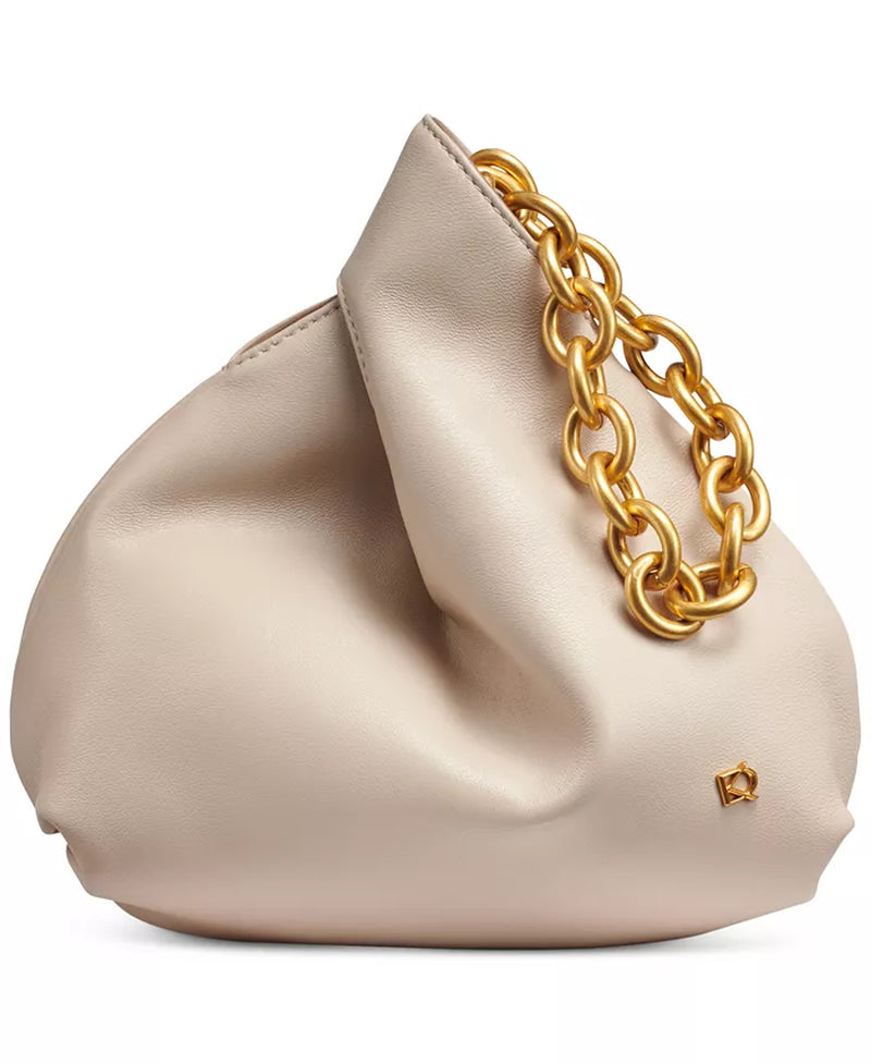 Lawrence Leather Wristlet with Chain Strap