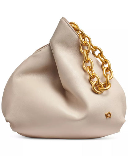 Lawrence Leather Wristlet with Chain Strap